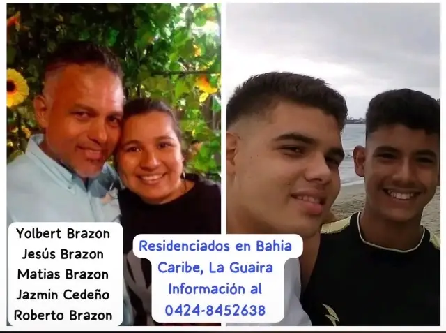 Yolbert Brazon Jesús Brazon Matias Brazon ,Jazmin Cedeño