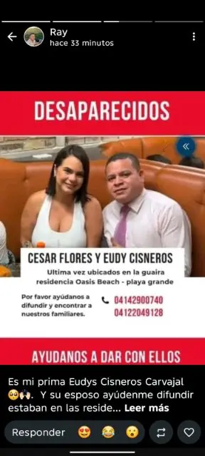 Cesar flores y eudys cisneros