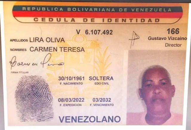 Carmen teresa lira oliva