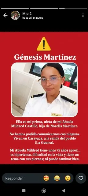 miled castillo y génesis Martinez