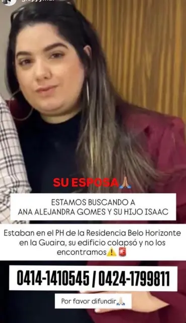 Ana Alejandra Gómez,Hijo Isaac