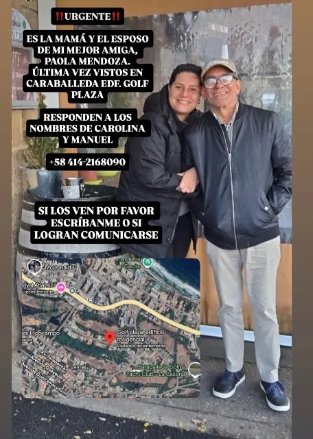 Carolina Paolini y Manuel Feliber