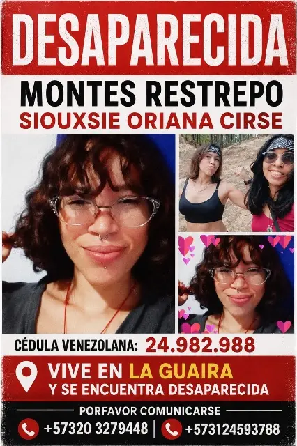 Siouxie Oriana Montes Restrepo