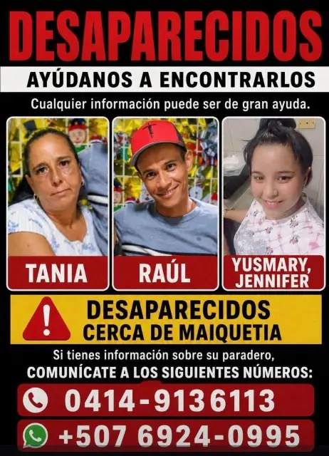 Tania, Raúl, jennifer