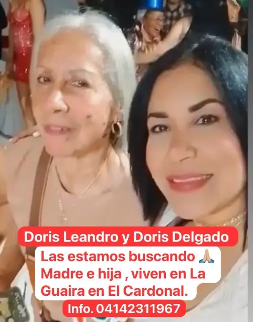 Doris Delgado y Doris Leandro