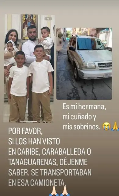 Diana Narváez, Junior Romero e hijos