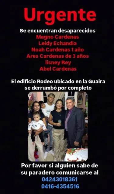 Magno Cardenas , Leidy Echandia, Abel Cardenas, Lisney Camargo, Noah Cardenas, Ares Cardenas