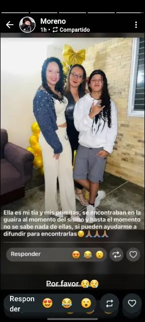 Las 3 desaparecidas