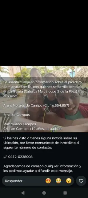 Familia campos morales.