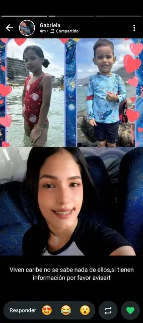 yusleidy Andreina romero duque, Ashley danaisel romero duque,Derek josue Carreño duque