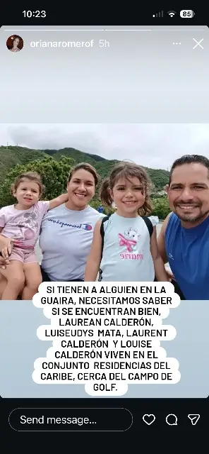 Laurean calderon , luiseydis mata , Laurent Calderon y louse Calderon