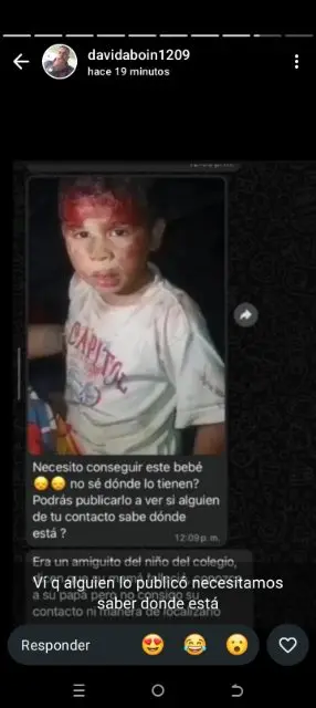 Niño extraviado