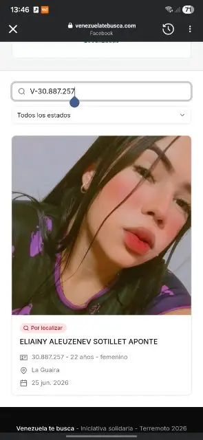 Eliainy ALEUZENEV SOTILLET APONTE
