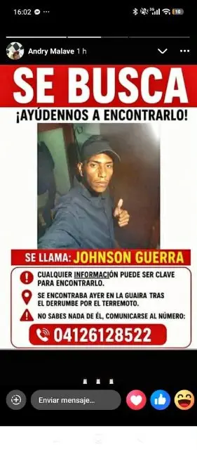 Johnson Abraham guerra Martinez