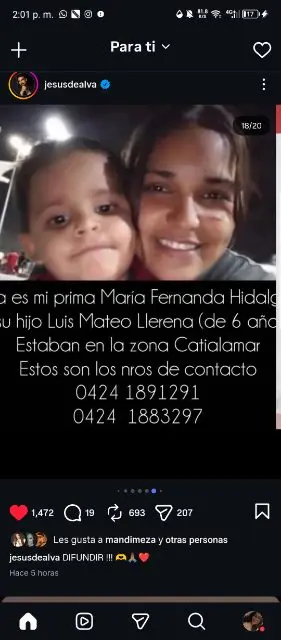 Maria Fernanda Hidalgo y Luis Mateo Llerena