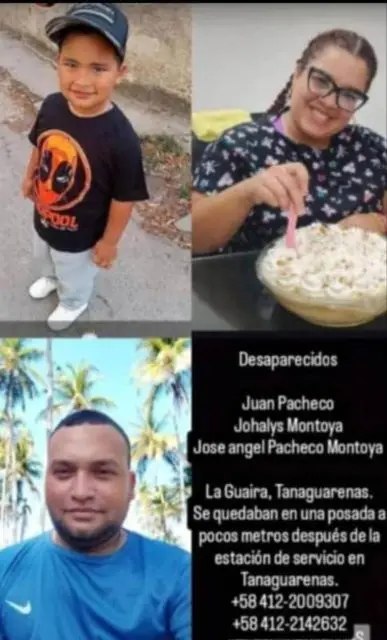 Sánchez oneilin oneida yamarte Isabella Sánchez Juan Pacheco johanlys Montoya y José angel Pacheco Montoya José angel sirva