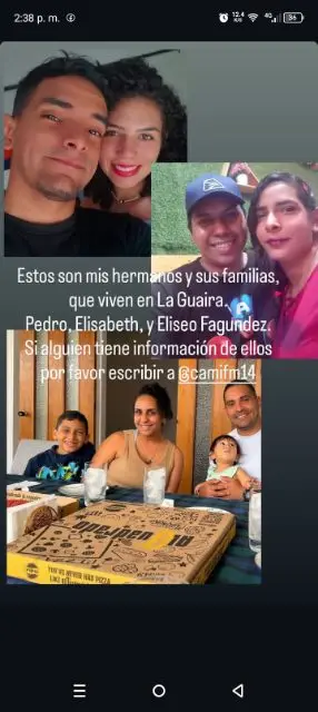 Pedro fagundez Elisabeth fagundez eliseo fagundez