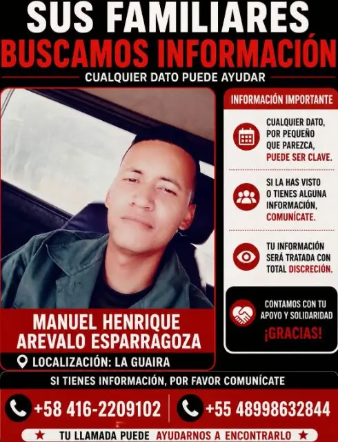 Manuel Enrique Arevalo Esparragoza