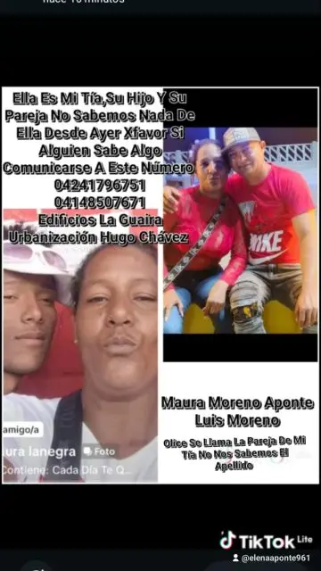 Maura moreno luis Aponte ulices