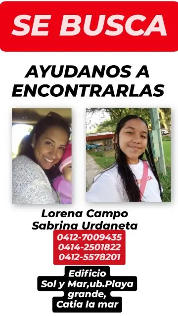 Lorena campo y sabrina urdaneta