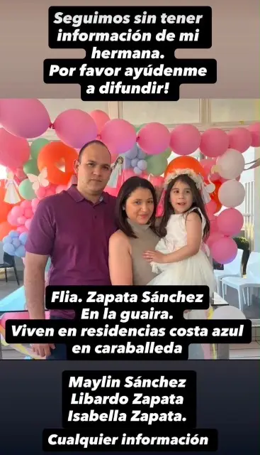 Maylin Sánchez,librado zapata, Isabella zapata