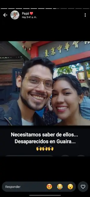 Nayarit Colmenares Chang y Henry Roman Escobar