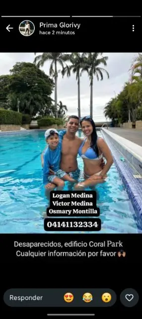 Victor Medina, Logan Medina, Osmary Montilla