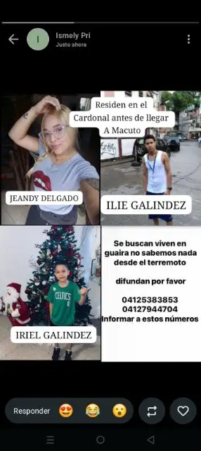 Islie Galíndez jeandy delgado iriel galindez