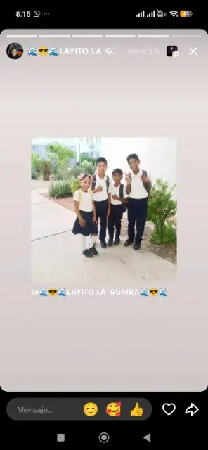 La mamá se llama delismar