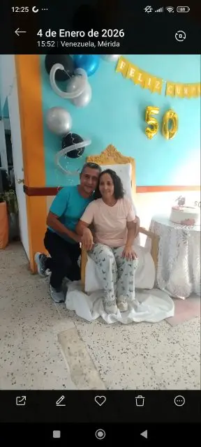 Luis Enrique Rojas Lacruz y su esposa Morainne Torres Rodríguez
