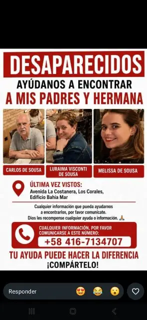 Carlos, Luraima, Melissa