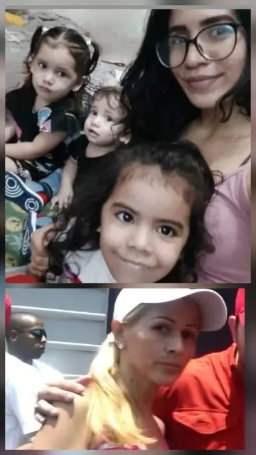 Yerarmin castellano Barbara gonzalez Los 3 niños Emma Alessia Nathan