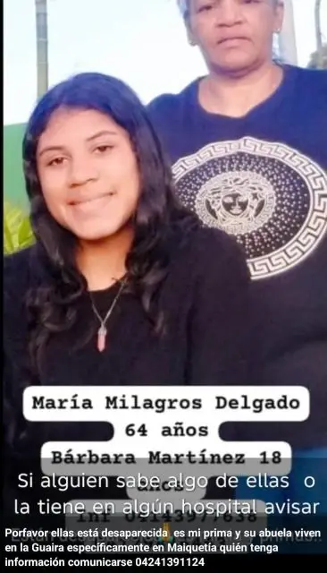 Maria Milagros y Barbara Martínez