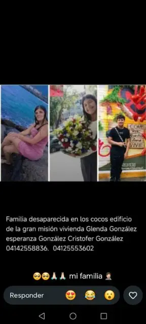 Glenda, Esperanza, Cristhofer Gonzalez