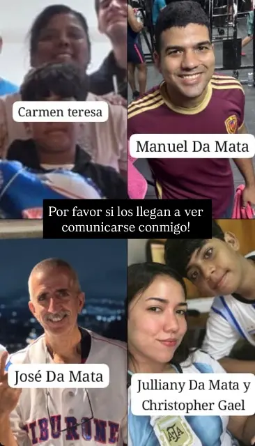 Julianny Da Mata Manuel Da Mata, Christopher Gael, Teresa Henríquez