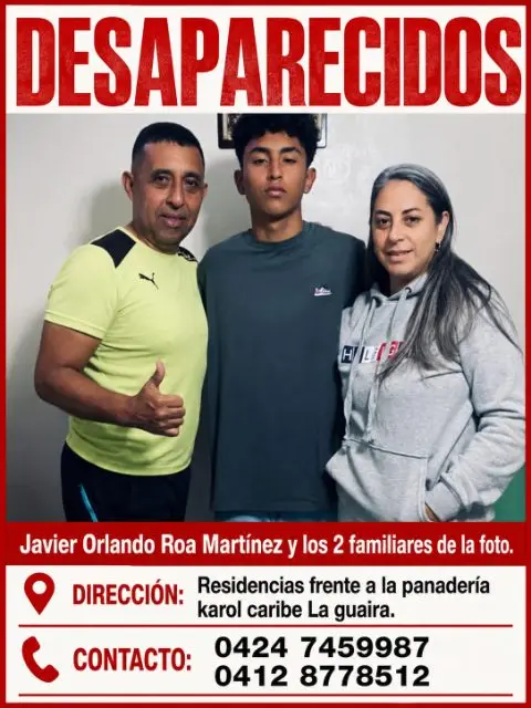 Jose Orlando roa Martinez y familia