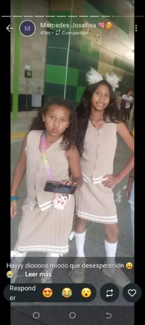Evangelina Gonzáles y su hermana
