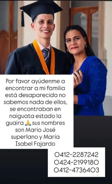 Mario José Superlano Fajardo y Maria Fajardo