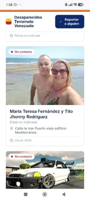 Tito Jhonny Rodríguez y María Teresa Fernández