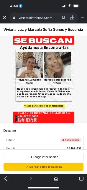 Viviana Luz Genes y Marcela Sofía Escorcia