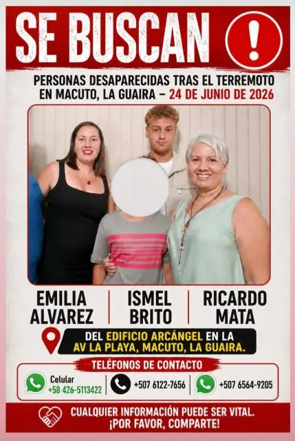 Emilia Alvarez, Ismel Brito y Ricardo Mata