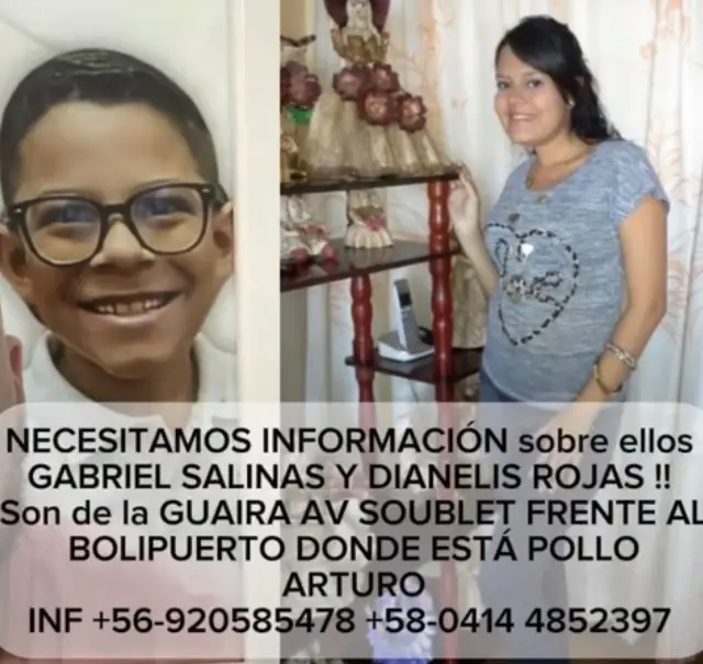 Dianelis rojas gabriel Salinas