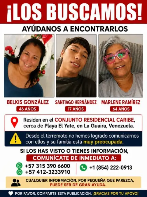 Belkis Gonzalez Ssntiago Hernandez Marlene Ramirez