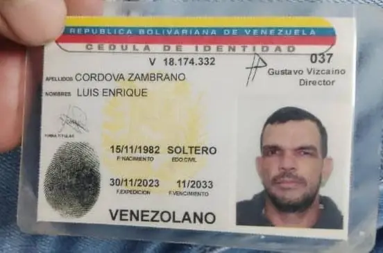 Luis Enrique Córdova Zambrano