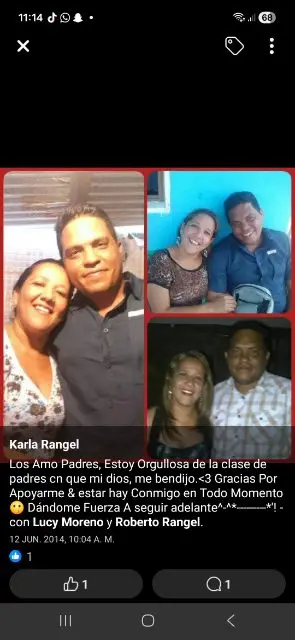Roberto rangel y lucy moreno