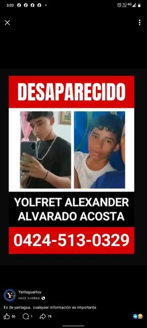 Yolfret Alexander Alvarado Acosta