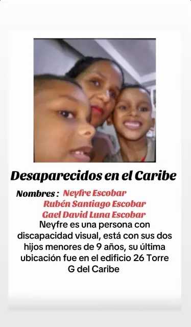 Neyfre Escobar, Rubén Santiago Escobar, Gael David Luna Escobar