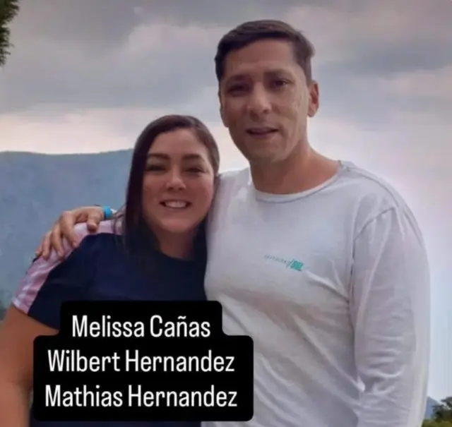Wilbert Hernández y Melisa Cañas