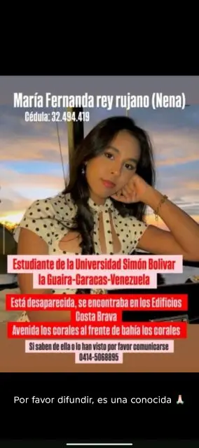 María Fernanda rey rujano