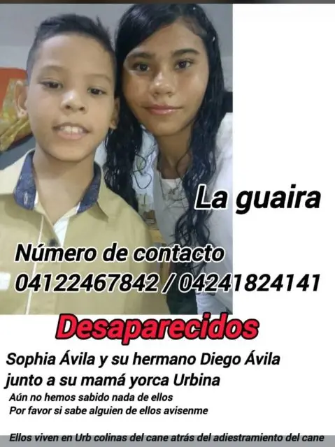 Sophia Ávila y Diego Ávila